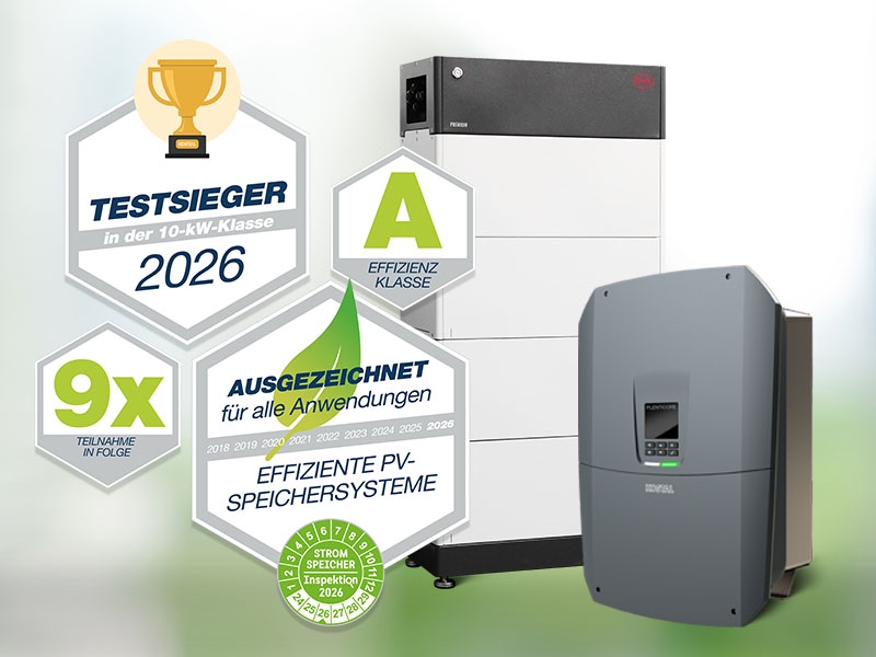 KOSTAL honoured as test winner of the HTW electricity storage inspection 2026