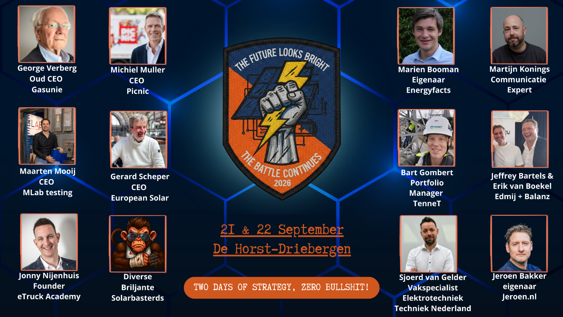 Het 2 daagse kennisdeel event: The Future Looks Bright 2026 — The Battle Continues