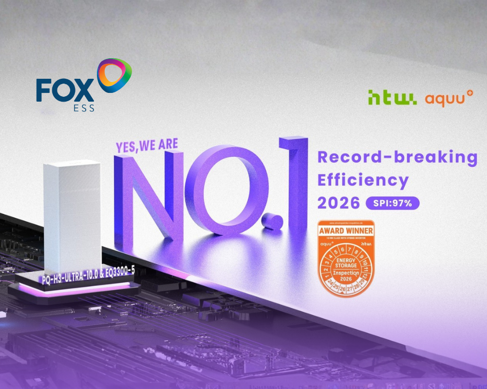 Fox ESS Unveils Power Q Series Energy Storage System at Solar Solutions Amsterdam