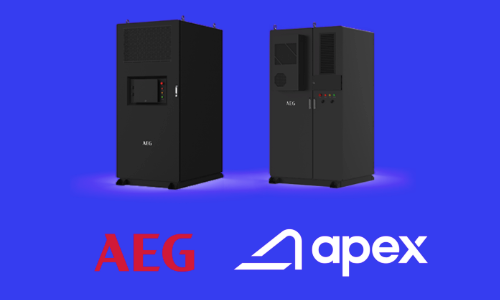 New AEG commercial home battery model presented by Apex Power Supplies