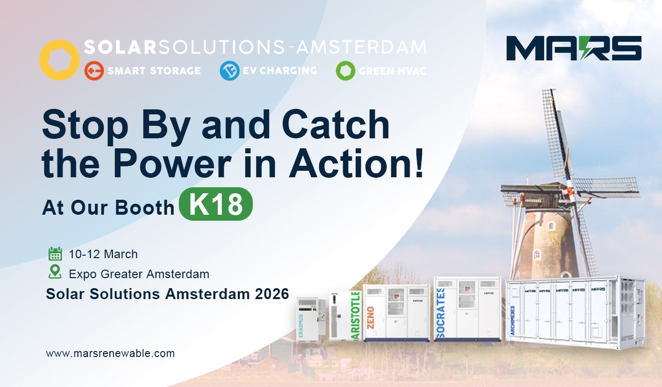 Meet Mars Renewable at Solar Solutions Amsterdam 2026 | Booth K18